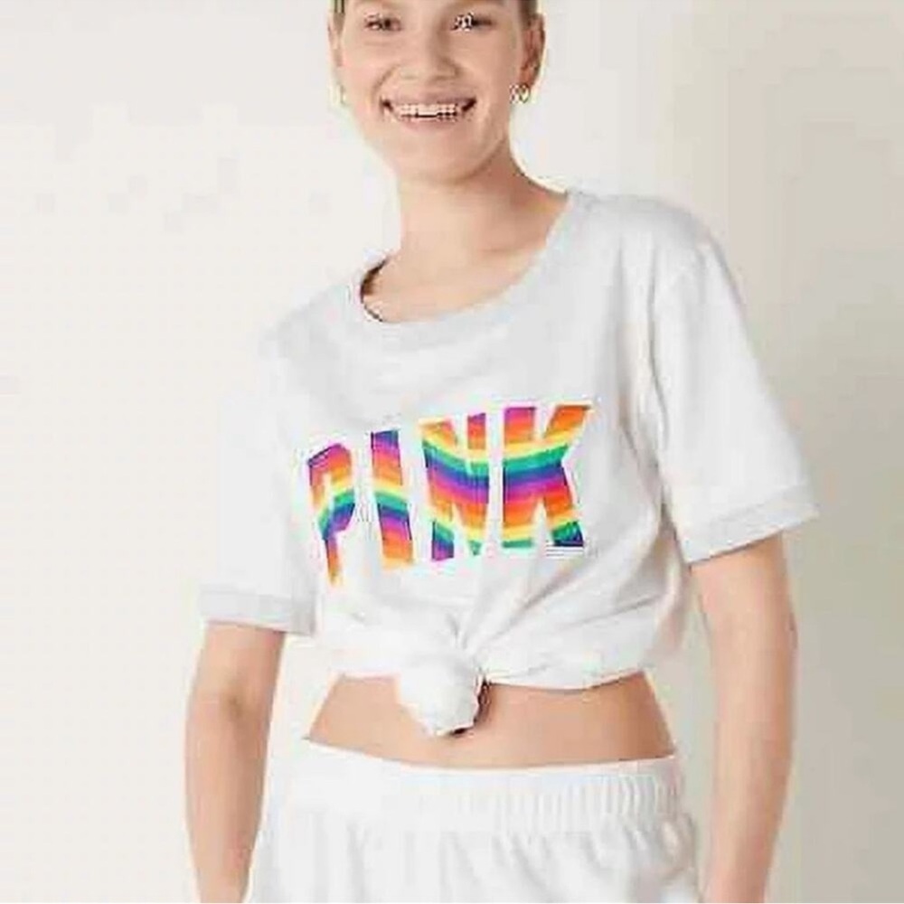PINK
Shirt
Cotton Short Sleeve Campus Ringer T-Shirt - Picture 3 of 10